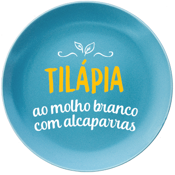 Tilápia ao molho branco com alcaparras