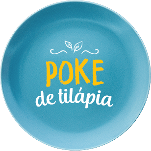 Poke de tilápia