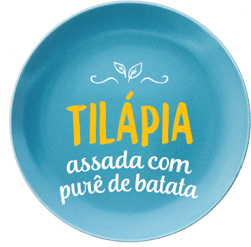 Tilápia Assada com Purê de Batatas