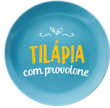 Filé de de tilápia com Provolone