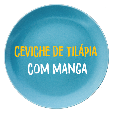Ceviche de Tilápia com Manga