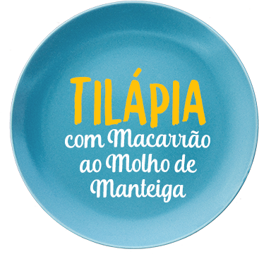 Tilápia com Macarrão ao Molho de Manteiga